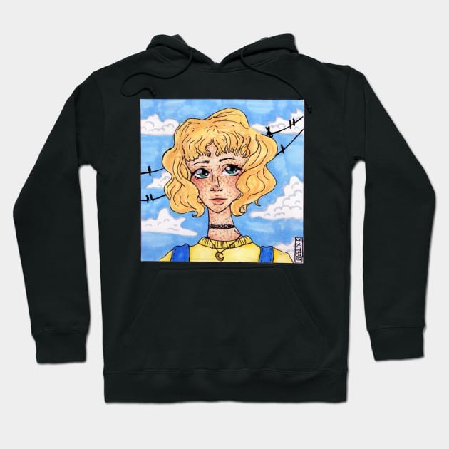 Head in the clouds Hoodie by Beelixir Illustration